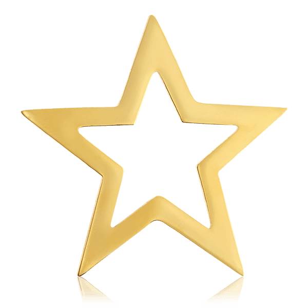 TINKALINK Charm Star Black Gold