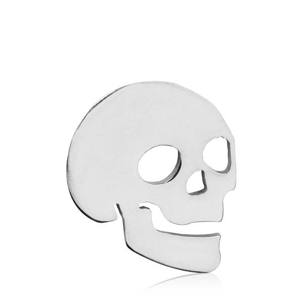 TINKALINK Charm Skull Silver