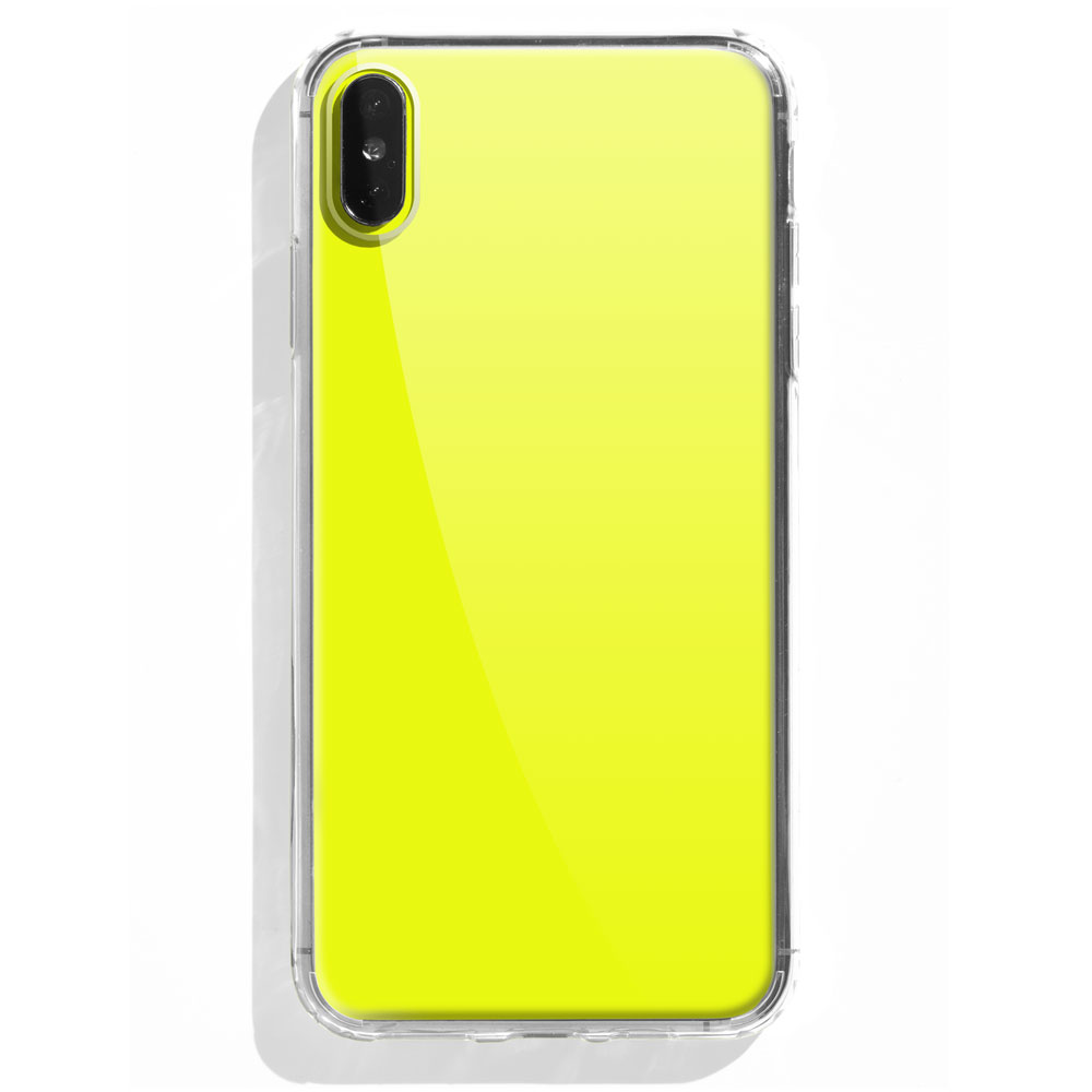 TINKALINK iPhone XS Case Neon Yellow Skin