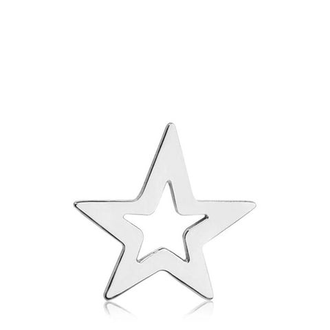 TINKALINK Charm Star Silver Medium