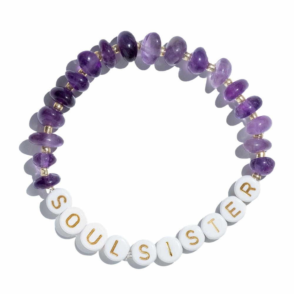 TINKALINK Crystal Healing Bracelet Amethyst Soul Sister