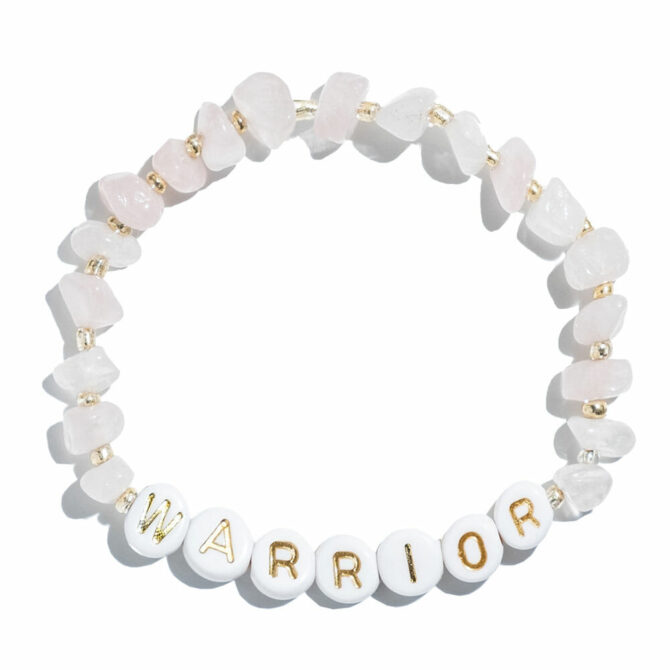TINKALINK Crystal Healing Bracelets Rose Quartz Warrior