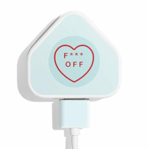 Shop TINKALINK F*** OFF CHARGER STICKER - MAKE IT YOURS