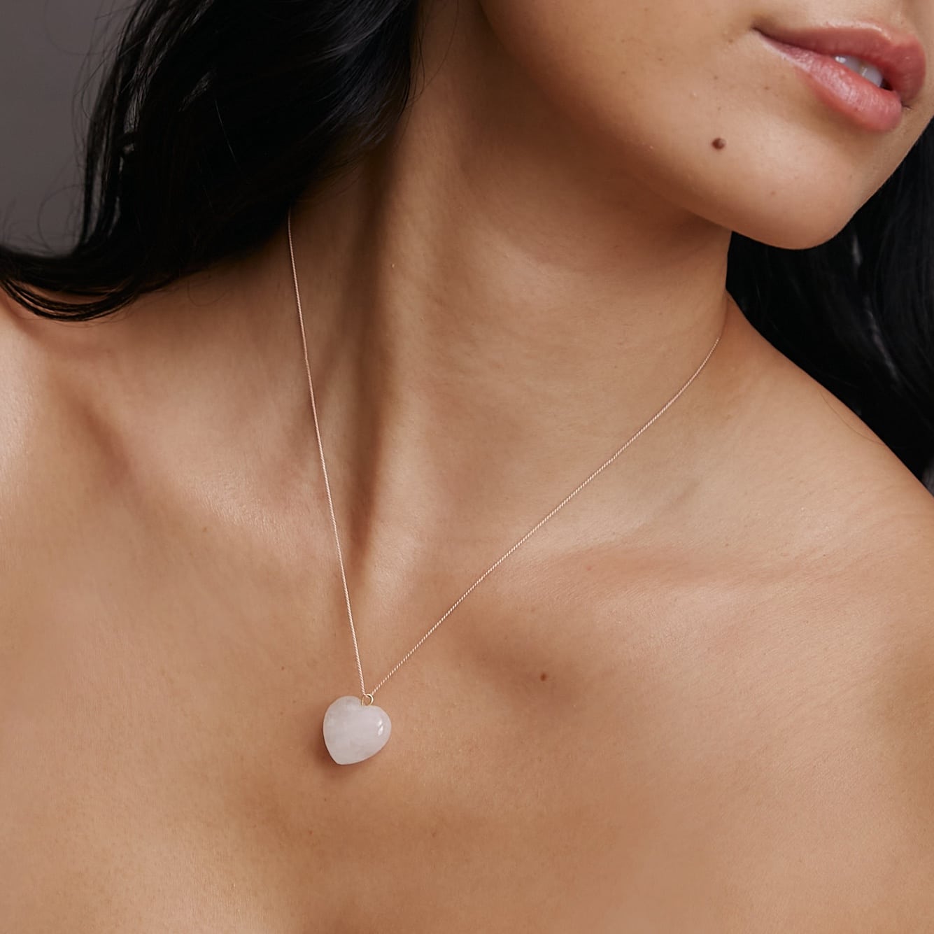 Rose Quartz Heart