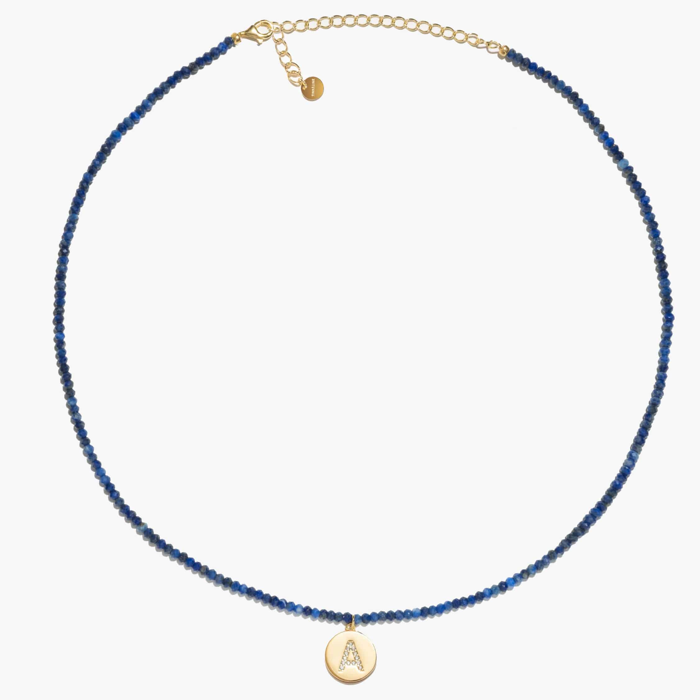 Lapis Lazuli & Gold Letter