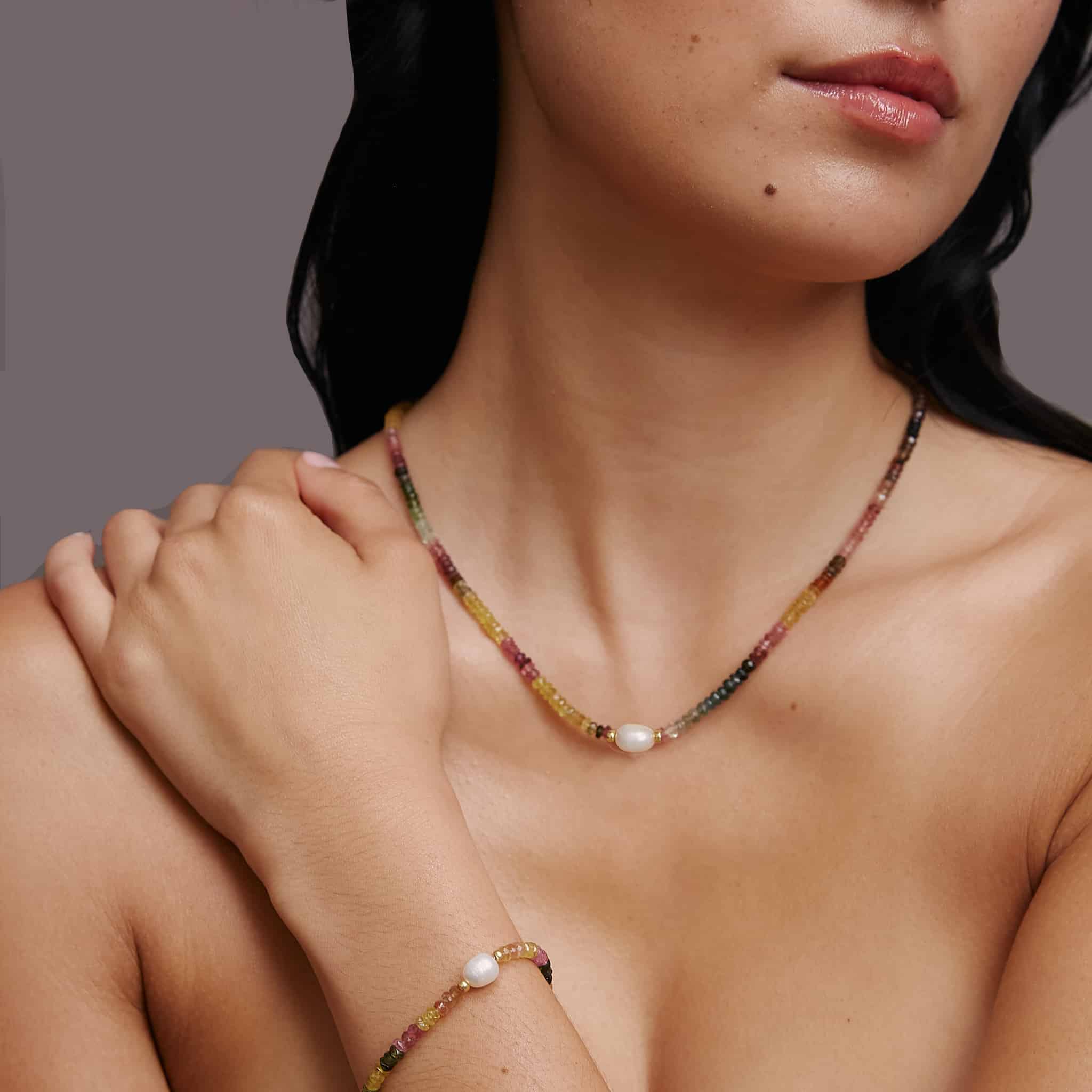 Tourmaline & Pearl