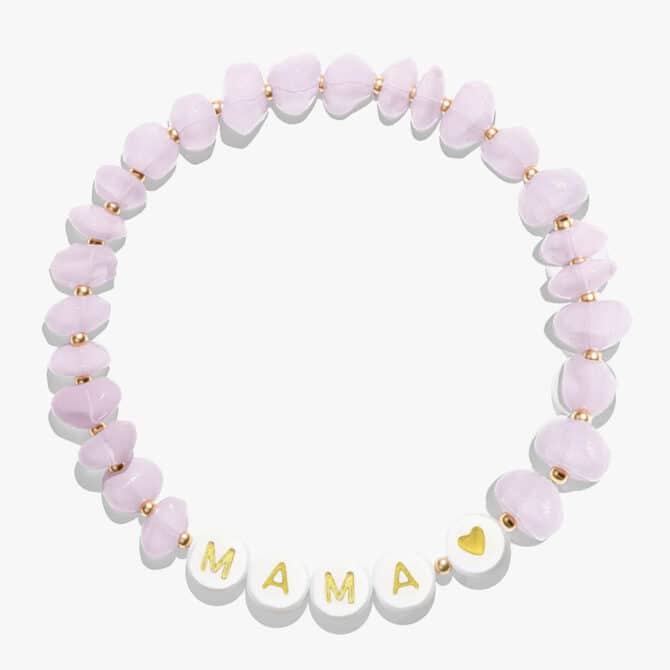 Rose Quartz Muma Gold Bracelet