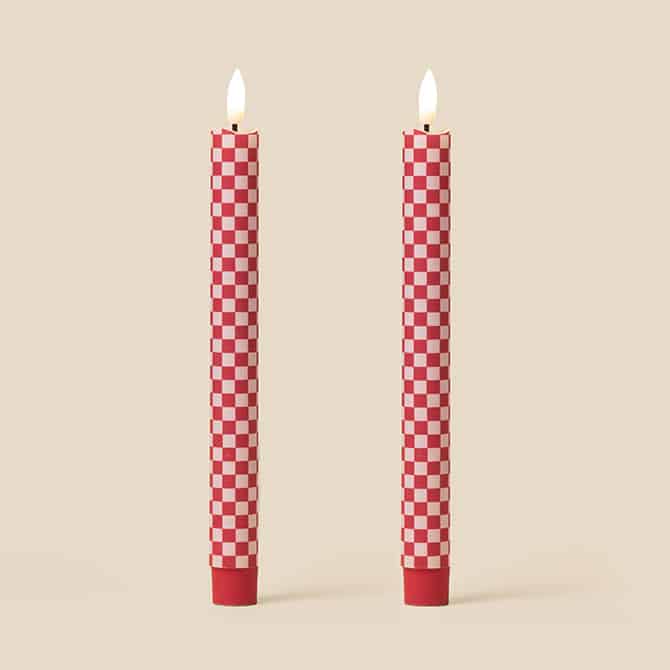 Battenberg Flameless LED Wax Candles (PAIR)
