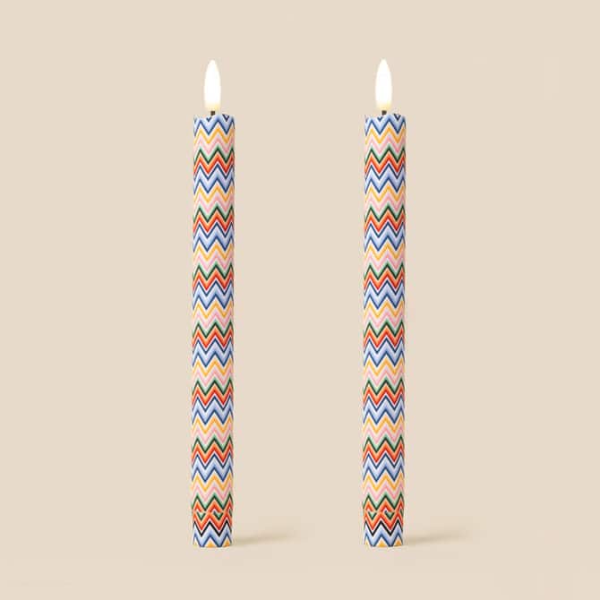 Hillcrest Flameless LED Wax Candles (PAIR)