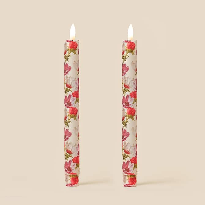 Anemone Flameless LED Wax Candles (PAIR)
